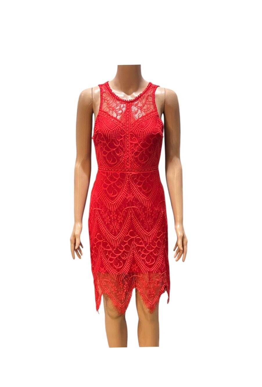 NWT Lush Cocktail Red Sexy Dress Size Small